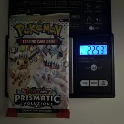 VERY HEAVY! 22.53g Prismatic Evolutions Pokemon TCG Booster Pack (SEALED)✅ - Image 1