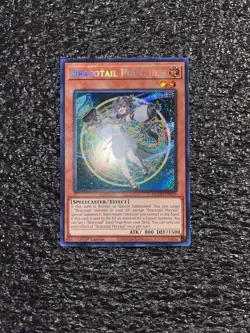 Yugioh! Dracotail Phryxul DOOD-EN023 Secret Rare 1st Edition Near Mint - Image 1