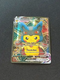 PIKACHU POKEMON LUCARIO COSPLAY CARTE CARD NEW HOLO PRISM COLLECTION BRILLANTE - Image 3