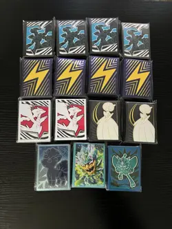 Lot Of Pokemon TCG Card Sleeves And Damage Counters From Elite Trainer Boxes - Image 1