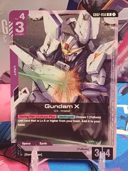 Gundam TCG Card Game *Gundam X* Store Tournament Promo *English *Holo - Image 1