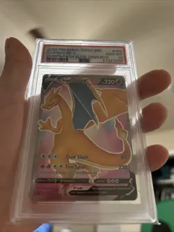 Charizard V SWSH050 SWSH: Sword & Shield Promo Cards Holo PSA 10 - Image 1