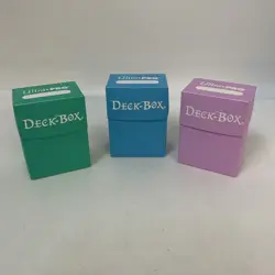 Ultra Pro Deck Box Trading Card Storage Case & Sleeves Bundle - Image 1