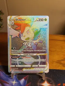 Shaymin VSTAR Rainbow SWSH Brilliant Stars Secret Rare Card 173/172 - Image 1