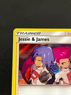 Jessie & James 58/68 - Hidden Fates Holo Rare Pokemon TCG Card NM - Image 5