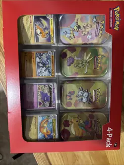 (PACK 1) Pokemon 4 Mini Tins + 4 Promo Cards - 151 SAMS CLUB EXCLUSIVE - Image 2