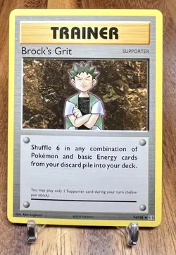 Brock's Grit 74/108 Non Holo XY Evolutions Pokemon Card NM - Image 1