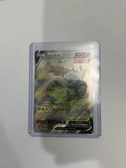 Pokemon TCG Golurk v Evolving Skies Holo Ultra Rare Card 182/203 NM Condition - Image 1