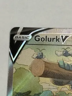 Pokemon TCG Golurk v Evolving Skies Holo Ultra Rare Card 182/203 NM Condition - Image 4