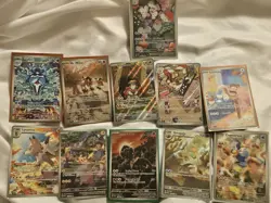 Illustration Rare Pokemon Card Lot! 11 IR Full Art Illustration! Pikachu, Mausho - Image 1