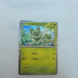 Pokemon Card Sprigatito McDonald's 2023 Holo 001/015 Near Mint - Image 1