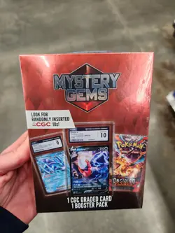 Pokemon Mystery Gems 1 CGC Graded Card & 1 Booster Pack 2025 - Image 1