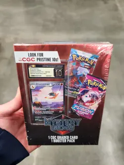 Pokemon Mystery Gems 1 CGC Graded Card & 1 Booster Pack 2025 - Image 2