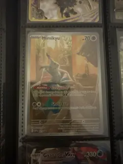 Pokemon Mimikyu TCG Black Star Promo Card Paldean Fates ETB - Image 1