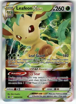 Leafeon VSTAR - SWSH195 SWSH: Sword & Shield Promo Cards NM Pokemon Card TCG - Image 1