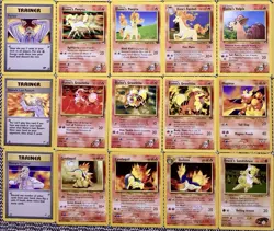 SALE! VTG Pokemon 54! Cards-ALL UNIQUE-Many Sets-OG SHADOWLESS/Gym Heroes/PROMO+ - Image 4