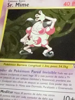 ~ESP~ SPANISH Sr. Mime 1st Edition Jungle Holo 6/64 Pokemon Card (TLB) - Image 3