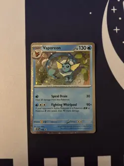 Vaporeon - (Cosmos Holo) 168 SV: Scarlet & Violet Promo Cards Promo NM - Image 1