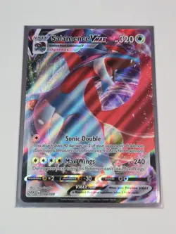 Salamence VMAX 144/189 Ultra Rare SWSH03: Darkness Ablaze Pokemon Card - Image 1