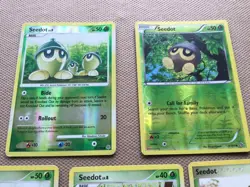 17x Old Pokemon Seedot Card Bundle with 2x Reverse Holo - Old & Modern TCG LP/MP - Image 2