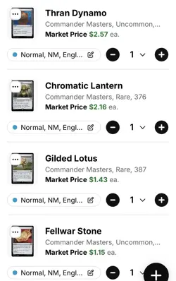 X4 Artifacts Commander Deck Essentials $7.31 Market Value - Image 3