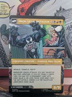 Magic The Gathering Eddie Brock (0224) (Borderless) MTG Spider-Man Regular NM - Image 2