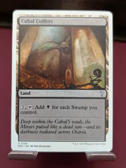 NM Cabal Coffers #0106 White Border Mystery Booster 2 - Image 1