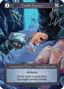 Sorcery: Contested Realm Tooth Faeries Exceptional Foil NM (ART) - Image 1
