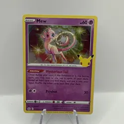 Pokemon TCG - Mew - 011/025 - Celebrations - Holo - Near Mint - Image 1