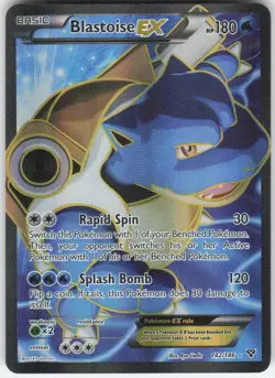 Pokemon TCG Blastoise EX Full Art Ultra Rare XY 142/146 - Image 1