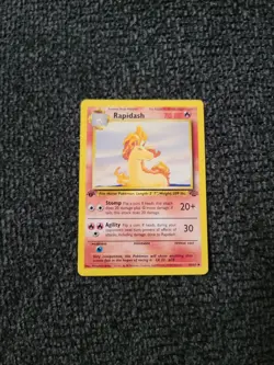 Pokemon Jungle Set 1st Edition Regular Finish Rapidash 44/64 NM-MT OC1072 - Image 1