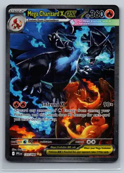 Mega Charizard X EX SIR 125/094 (English) Phantasmal Flames Pokemon TCG IN HAND - Image 1