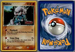 2007 Pokemon, Power Keepers, #55/108 Meditite, Reverse Holo Common - Image 1