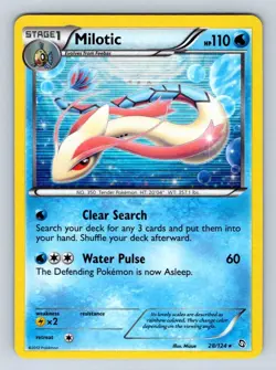 Pokemon Milotic Holo Rare B&W Dragons Exalted 28/124 NM - Image 1