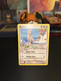?Pokemon TCG Persian 44/112 EX Fire Red & Leaf Green Non Holo Rare LP Vintage? - Image 1