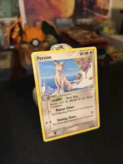 ?Pokemon TCG Persian 44/112 EX Fire Red & Leaf Green Non Holo Rare LP Vintage? - Image 2
