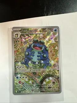 Pokemon TCG SV Black Bolt English Seismitoad #105/086 Illustration Rare - Image 1