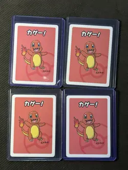 Pokemon 4x cards Old Main Deck 1st edition Charmander JAPANESE Non Holo NM - Image 1