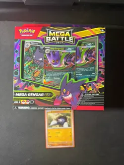 Pokemon Mega Battle Gengar ex 60 cards level 2 Sealed NEW TCG Art Rare Haunter - Image 1