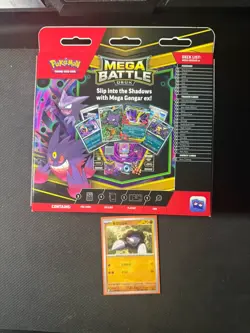 Pokemon Mega Battle Gengar ex 60 cards level 2 Sealed NEW TCG Art Rare Haunter - Image 2