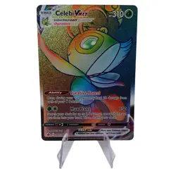 Celebi VMAX 199/198 Chilling Reign Rainbow Secret Rare Pokemon Card - Image 1