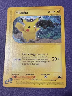 Pikachu Skyridge Card 84/144 Regular NM Condition - Image 1