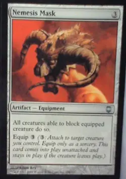 Nemesis Mask - Darksteel: #134, Magic: The Gathering Nm R228 - Image 1