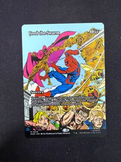 Feed the Swarm (BORDERLESS) Marvel's Spider-Man - Magic/MTG - Image 1