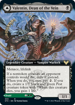 Valentin Dean of the Vein Lisette Dean of the Root Extended FOIL Strixhaven NM - Image 1
