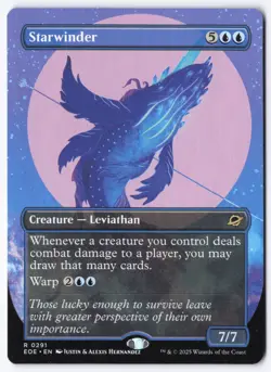 Starwinder (0291) (Borderless) R Edge of Eternities 291 NM - Image 1