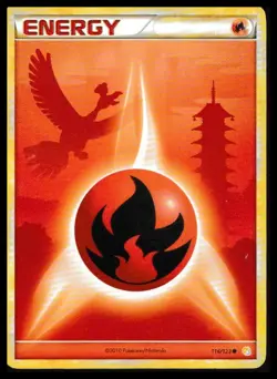 Fire Energy #116 Pokemon HeartGold & SoulSilver - Image 1