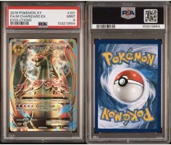 PSA 9 SEQ SET 2016 POKEMON MEGA CHARIZARD EX 101/108 FULL ART XY EVOLUTIONS - Image 4