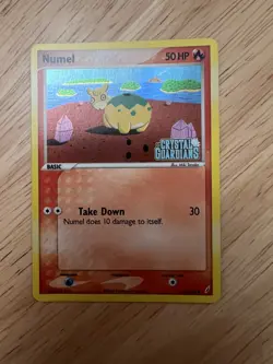 Pokemon Numel 59/100 Ex Crystal Guardians Stamped Reverse Holo - Image 1