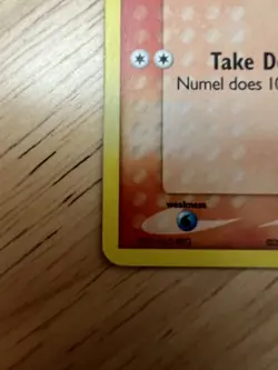 Pokemon Numel 59/100 Ex Crystal Guardians Stamped Reverse Holo - Image 4
